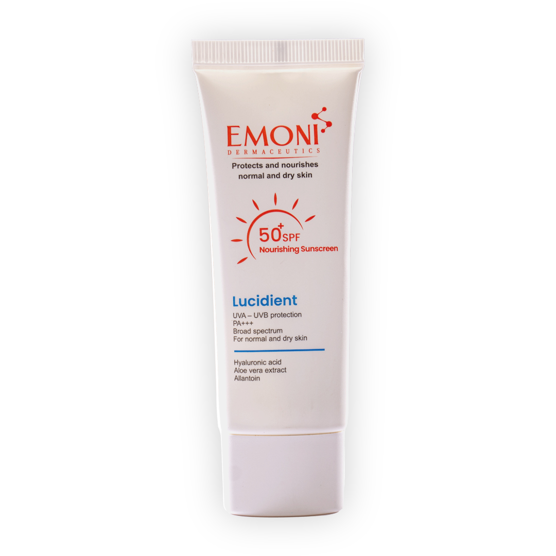 ضدآفتاب-بی-رنگ-نرمال-تا-خشک1 امونی کرم ضدآفتاب بی رنگ پوست نرمال تا خشک SPF 50 - Image 1