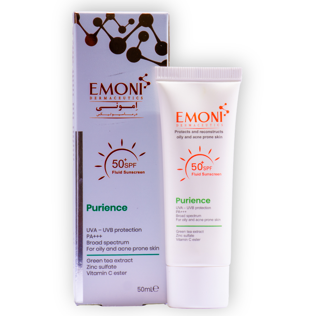 ضدآفتاب-بی-رنگ-چرب2 امونی فلوئید ضدآفتاب بی رنگ پوست چرب SPF 50 - Image 1